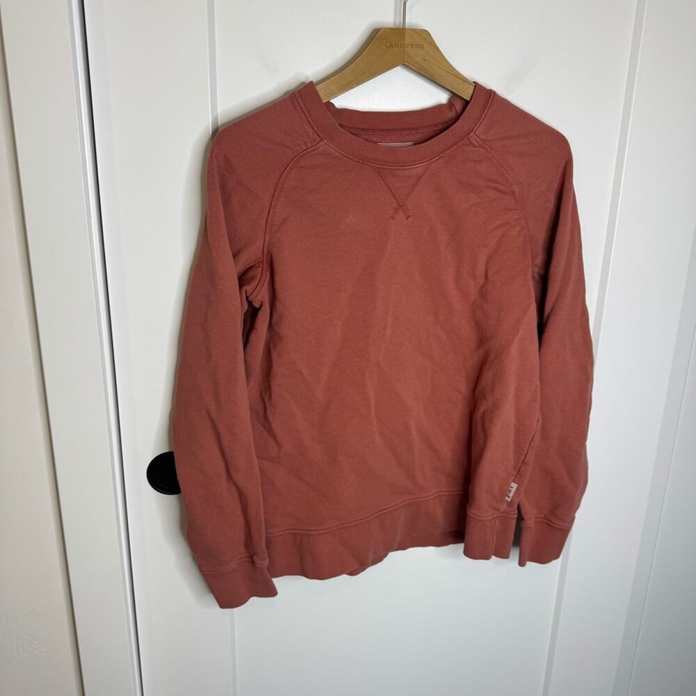 Pact Women's Crewneck Sweatshirt in Rust